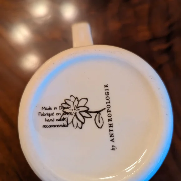 Anthropologie fish and flower mug - Picture 3 of 8